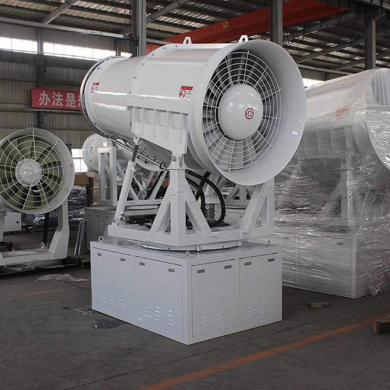 降塵霧炮機(jī)的電源及水源是怎么接的？