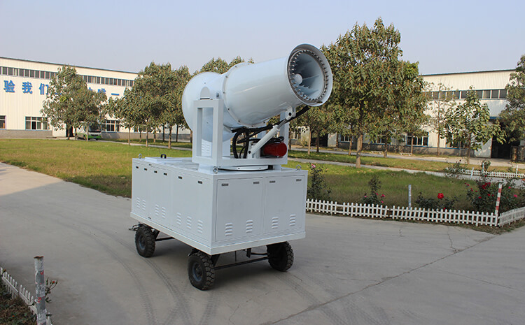 鋼廠霧炮機(jī)抑塵除濕的基本原理是什么？