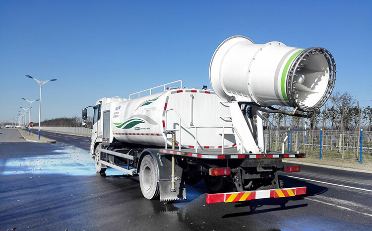 降塵霧炮機(jī)可以安裝在車輛上嗎？降塵原理是什么？