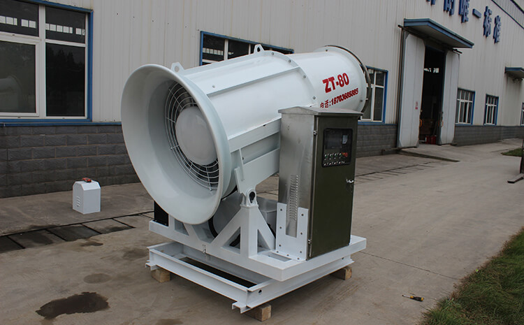 環保降塵霧炮機的泵體有什么作用？