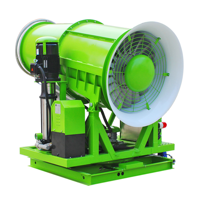 60米全自動(dòng)環(huán)保霧炮可以在料棚使用嗎？